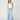 Printed Denim Soft Wide Leg Pant Gardenia Wash