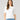 Elbow Sleeve Crewneck Sweater Snow White