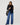 Ribbed Mockneck Cap Sleeve Sweater