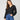 Ruffle Tie Neck Romantic Blouse Jet Black