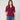 Minimalist Scuba Peplum Top Tawny Port