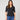 Minimalist Scuba Peplum Top Jet Black