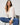 Poet Chiffon Ruffle & V-Neck Knit Top