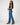High Rise Retro Flare Jean, Deep Dark