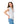 Braided Crochet Trim Pleated Top