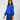 Chiffon Sleeve Soft Knit Top Angelfish Blue