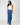 High Rise Flare Twill Pant Sargasso Sea