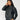 Coated Cropped Bomber Jacket Jet Black