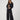 Boat Neck Top & Wide Leg Pant Lounge Set Jet Black