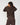 Coated Bubble Hem Hoodie