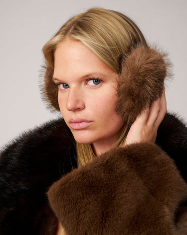 Vee Faux Fur Earmuff