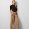 Pleated Wide Leg Pull-On Pant