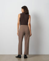 Slim Leg Pintuck Pant