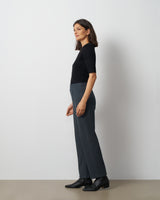 Slim Leg Pintuck Pant