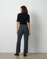 Slim Leg Pintuck Pant