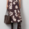 Floral Pull-On Midi Skirt