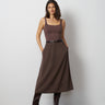 Pull-On Midi Skirt