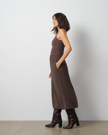 Pull-On Midi Skirt