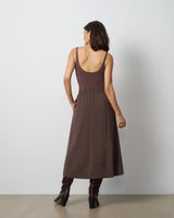 Pull-On Midi Skirt
