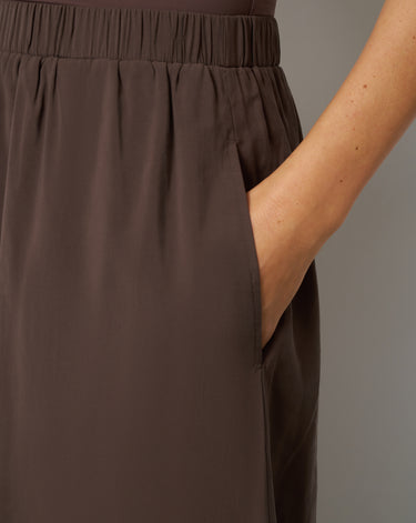 Pull-On Midi Skirt
