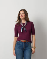 Elbow Sleeve Crewneck Sweater