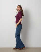 Elbow Sleeve Crewneck Sweater
