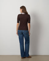Elbow Sleeve Crewneck Sweater