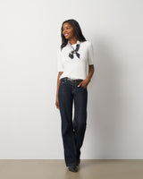 Elbow Sleeve Crewneck Sweater