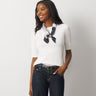 Elbow Sleeve Crewneck Sweater