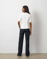 Elbow Sleeve Crewneck Sweater
