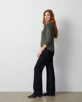 Raised Stitch High-Low Sweater