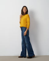 Raised Stitch High-Low Sweater