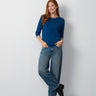 Raised Stitch High-Low Sweater