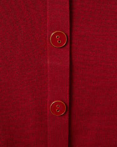Button Back High-Low Sweater