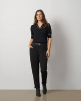Tipped Polo Sweater