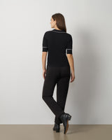 Tipped Polo Sweater
