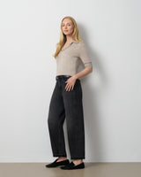 Tipped Polo Sweater