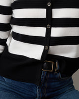 Textured Variegated Stripe Cardigan