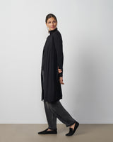 Cable Rib Open Front Duster Cardigan