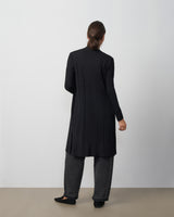Cable Rib Open Front Duster Cardigan