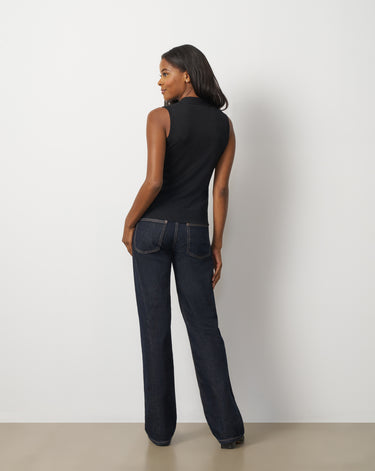 Tie Neck Sleeveless Sweater