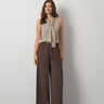 Tie Neck Sleeveless Sweater