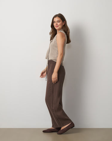 Tie Neck Sleeveless Sweater