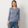 Floral Animal Print Button Front Cardigan