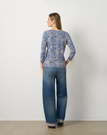 Floral Animal Print Button Front Cardigan