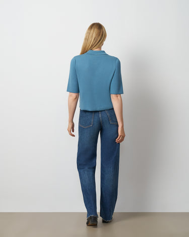 Milano Knit Button-Front Cardigan