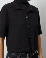 Milano Knit Button-Front Cardigan