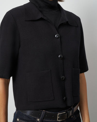 Milano Knit Button-Front Cardigan