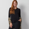 Wide Rib V-Neck Sweater