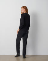 Wide Rib V-Neck Sweater